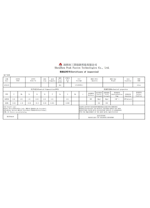 Sertifikasi Material