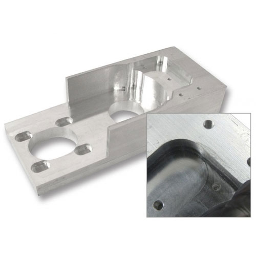 CNC Lathe Aluminium Housing