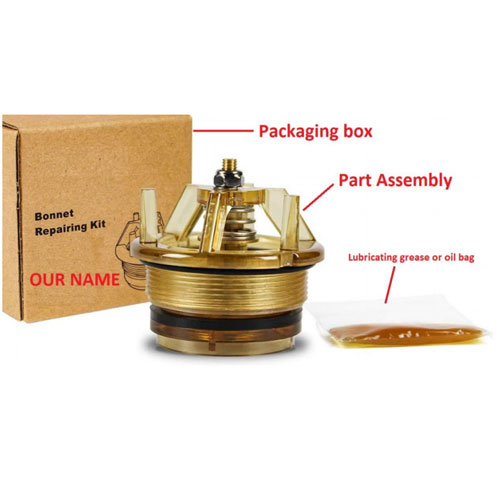 Tembaga Bonnet Poppet Repair kit Kanggo 765 Backflow Preventer