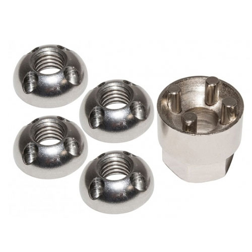 Nut Anti-maling papat bolongan